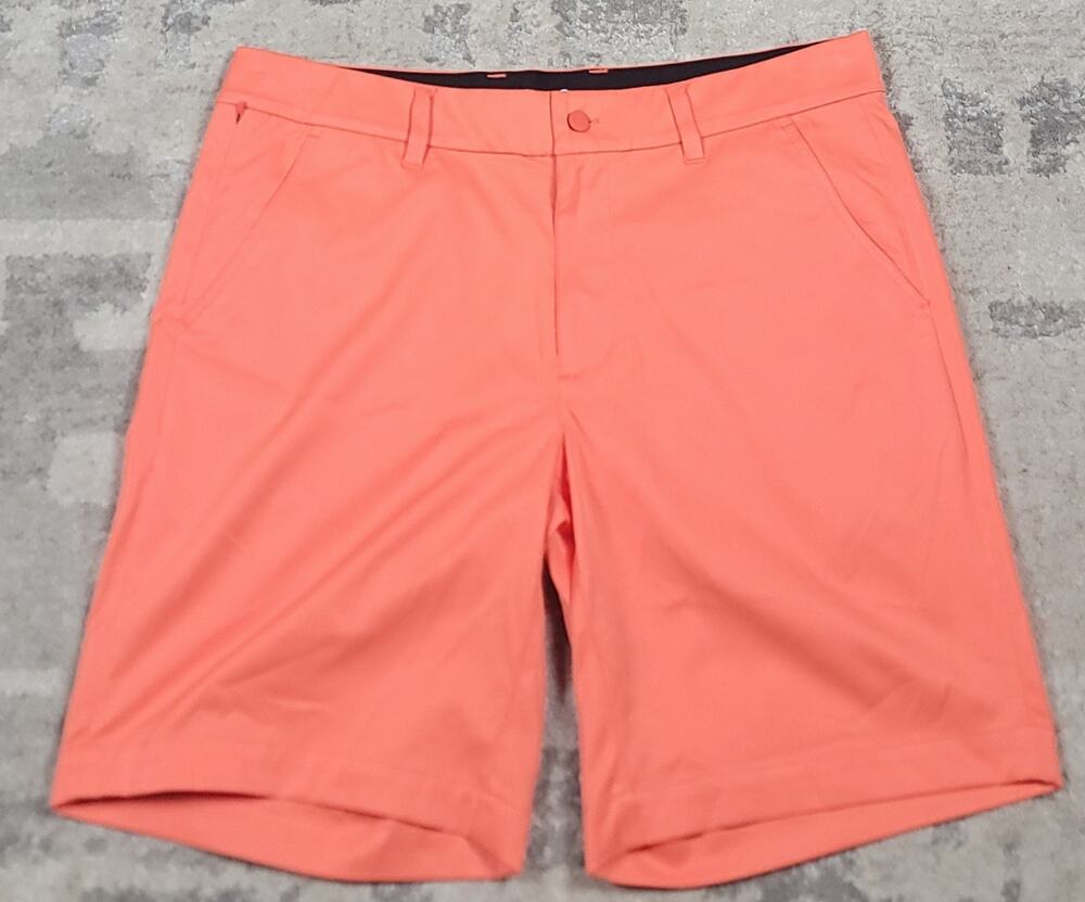 Good Good 360 Men's Apricot Performance Stretch Chino Shorts Sz 32x8.25